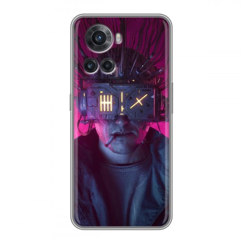 Дизайнерский силиконовый чехол для OnePlus Ace Cyberpunk 2077