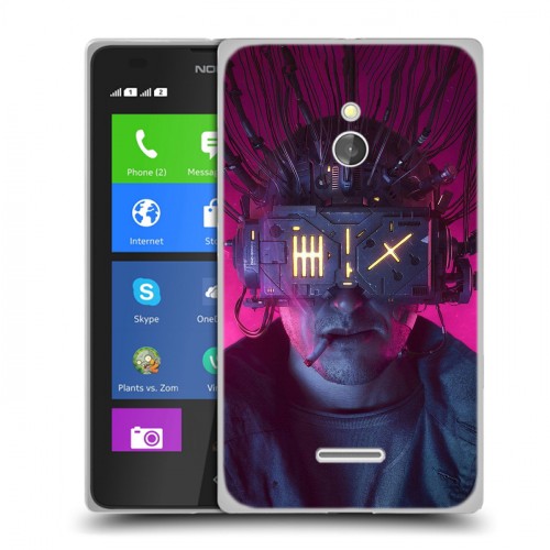 Дизайнерский силиконовый чехол для Nokia XL Cyberpunk 2077