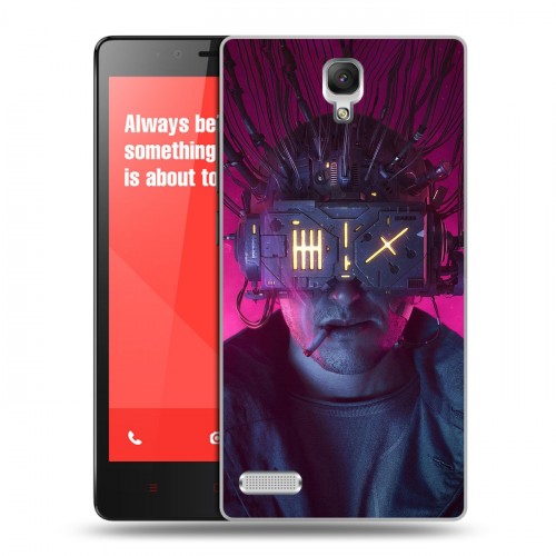 Дизайнерский силиконовый чехол для Xiaomi RedMi Note Cyberpunk 2077