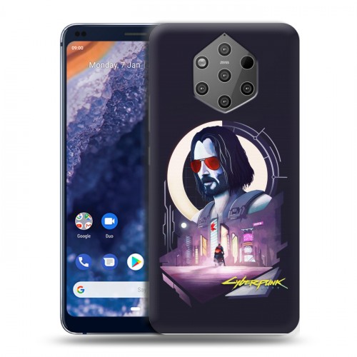 Дизайнерский силиконовый чехол для Nokia 9 PureView Cyberpunk 2077