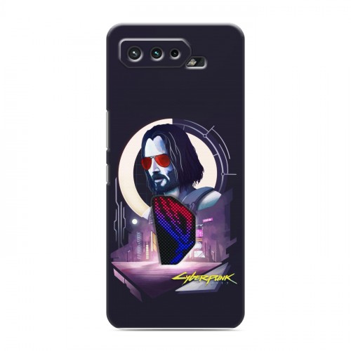 Дизайнерский силиконовый чехол для ASUS ROG Phone 5 Cyberpunk 2077