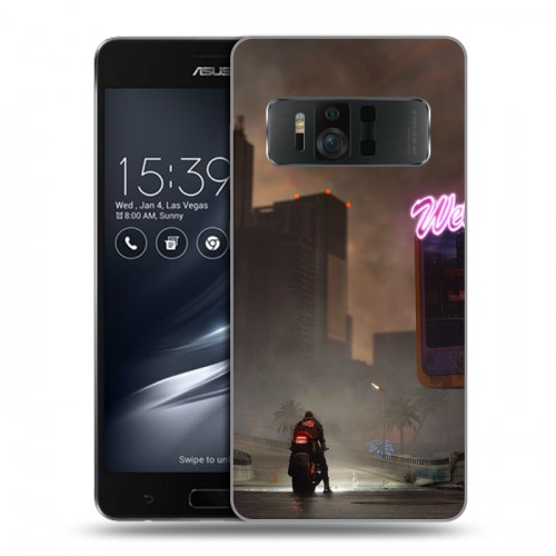 Дизайнерский силиконовый чехол для ASUS ZenFone AR Cyberpunk 2077