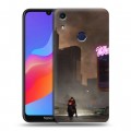 Дизайнерский пластиковый чехол для Huawei Honor 8A Cyberpunk 2077