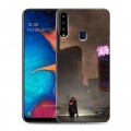 Дизайнерский пластиковый чехол для Samsung Galaxy A20s Cyberpunk 2077