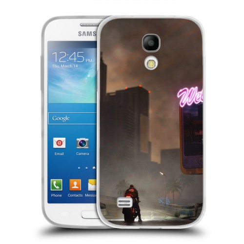 Дизайнерский пластиковый чехол для Samsung Galaxy S4 Mini  Cyberpunk 2077