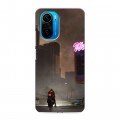 Дизайнерский силиконовый чехол для Xiaomi Poco F3 Cyberpunk 2077