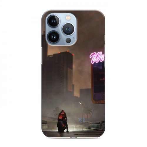 Дизайнерский силиконовый чехол для Iphone 13 Pro Cyberpunk 2077