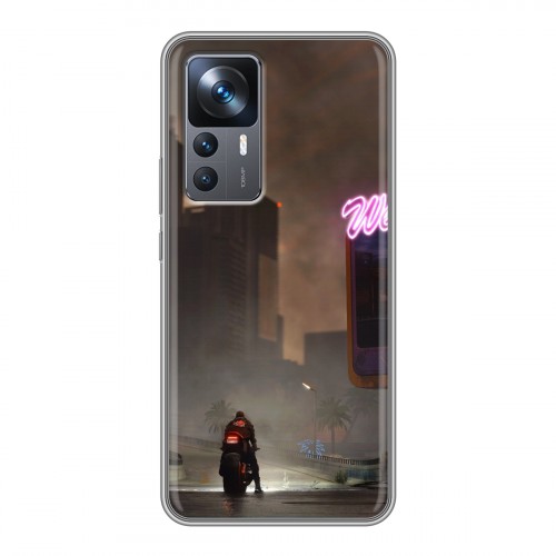 Дизайнерский силиконовый чехол для Xiaomi 12T Cyberpunk 2077