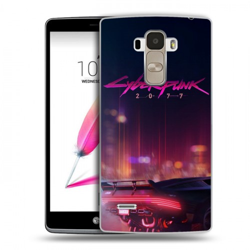 Дизайнерский пластиковый чехол для LG G4 Stylus Cyberpunk 2077