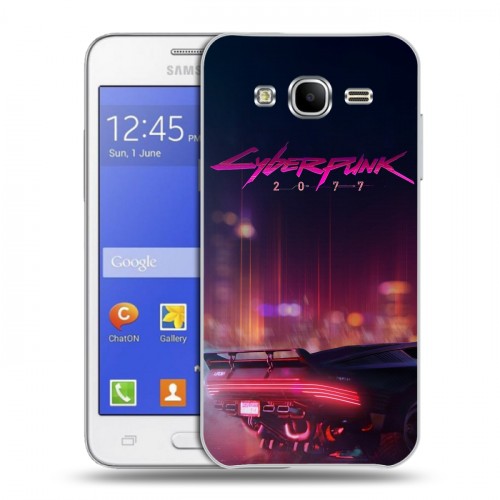Дизайнерский силиконовый чехол для Samsung Galaxy J7 Cyberpunk 2077