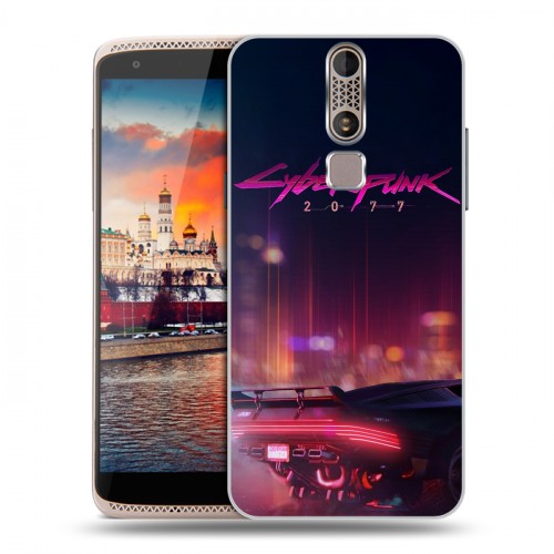 Дизайнерский пластиковый чехол для ZTE Axon Mini Cyberpunk 2077