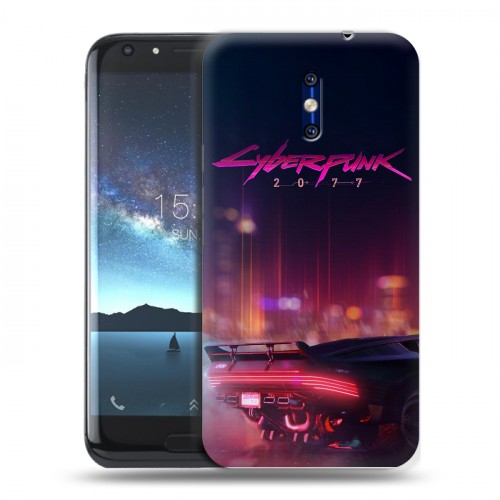 Дизайнерский силиконовый чехол для Doogee BL5000 Cyberpunk 2077