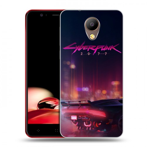 Дизайнерский пластиковый чехол для Elephone P8 Cyberpunk 2077