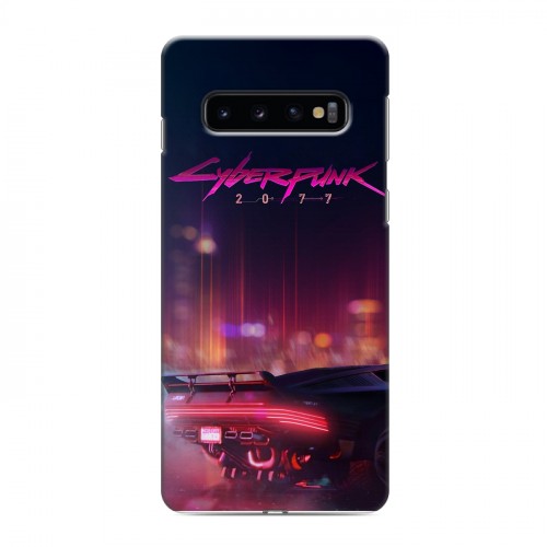 Дизайнерский силиконовый чехол для Samsung Galaxy S10 Cyberpunk 2077