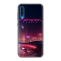 Дизайнерский силиконовый с усиленными углами чехол для Samsung Galaxy A50 Cyberpunk 2077