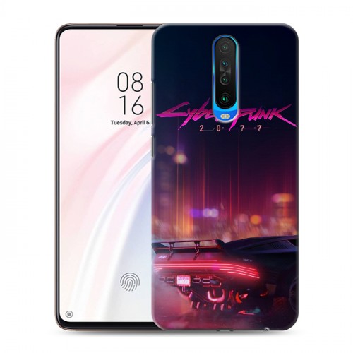 Дизайнерский пластиковый чехол для Xiaomi RedMi K30 Cyberpunk 2077