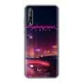 Дизайнерский силиконовый чехол для Huawei Y8p Cyberpunk 2077