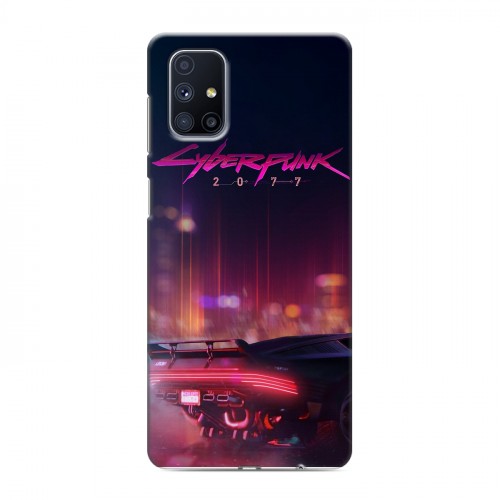 Дизайнерский пластиковый чехол для Samsung Galaxy M51 Cyberpunk 2077