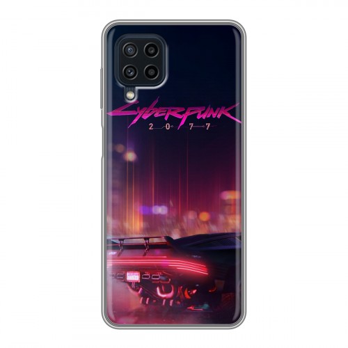 Дизайнерский силиконовый чехол для Samsung Galaxy A22 Cyberpunk 2077