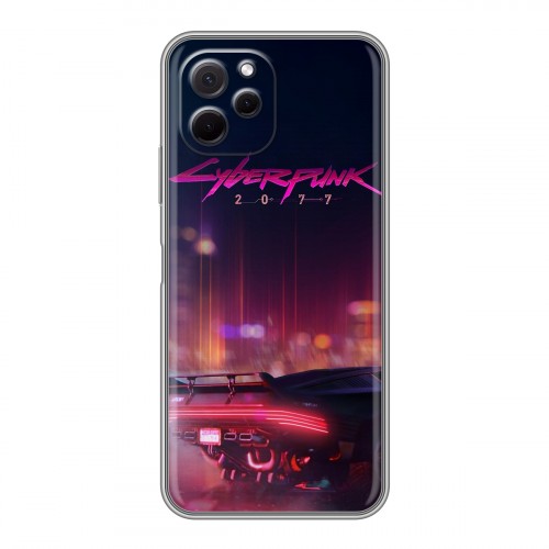 Дизайнерский силиконовый чехол для Huawei Nova Y61 Cyberpunk 2077