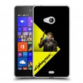 Дизайнерский пластиковый чехол для Microsoft Lumia 540 Cyberpunk 2077