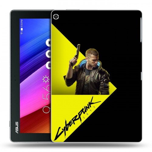 Дизайнерский силиконовый чехол для ASUS ZenPad 10 Cyberpunk 2077