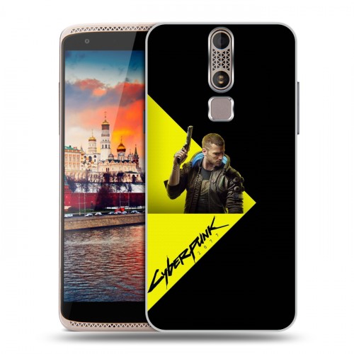 Дизайнерский пластиковый чехол для ZTE Axon Mini Cyberpunk 2077