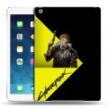 Дизайнерский силиконовый чехол для Ipad (2017) Cyberpunk 2077