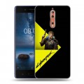 Дизайнерский пластиковый чехол для Nokia 8 Cyberpunk 2077