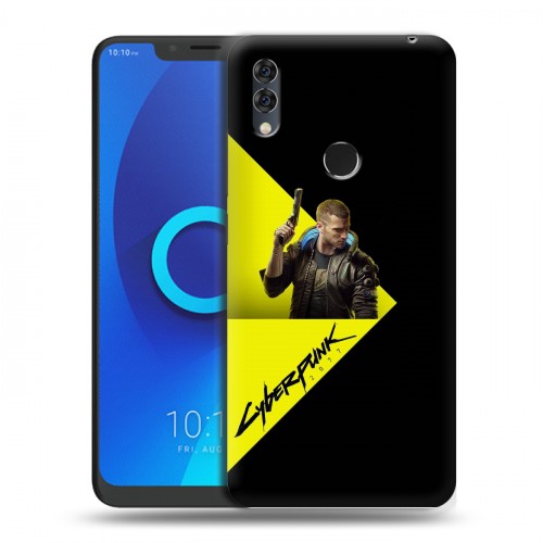 Дизайнерский силиконовый чехол для Alcatel 5V Cyberpunk 2077