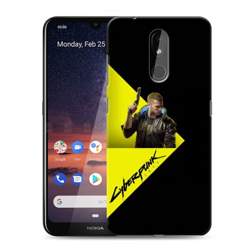 Дизайнерский силиконовый чехол для Nokia 3.2 Cyberpunk 2077