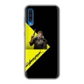 Дизайнерский силиконовый чехол для Samsung Galaxy A50 Cyberpunk 2077