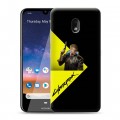 Дизайнерский силиконовый чехол для Nokia 2.2 Cyberpunk 2077