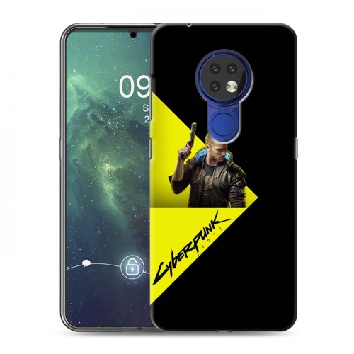 Дизайнерский силиконовый чехол для Nokia 6.2 Cyberpunk 2077