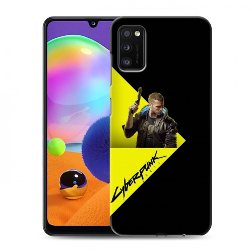 Дизайнерский силиконовый чехол для Samsung Galaxy A41 Cyberpunk 2077