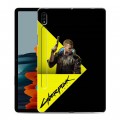 Дизайнерский силиконовый чехол для Samsung Galaxy Tab S7 Cyberpunk 2077