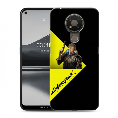 Дизайнерский пластиковый чехол для Nokia 3.4 Cyberpunk 2077