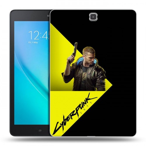 Дизайнерский силиконовый чехол для Samsung Galaxy Tab A 9.7 Cyberpunk 2077
