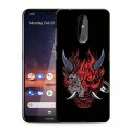 Дизайнерский силиконовый чехол для Nokia 3.2 Cyberpunk 2077