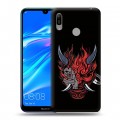 Дизайнерский пластиковый чехол для Huawei Y6 (2019) Cyberpunk 2077