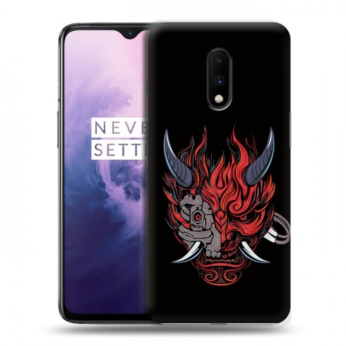 Дизайнерский пластиковый чехол для OnePlus 7 Cyberpunk 2077