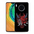 Дизайнерский пластиковый чехол для Huawei Mate 30 Cyberpunk 2077