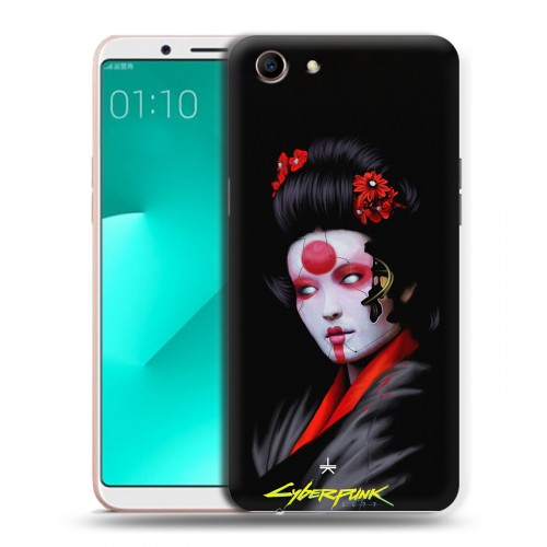 Дизайнерский пластиковый чехол для OPPO A83 Cyberpunk 2077