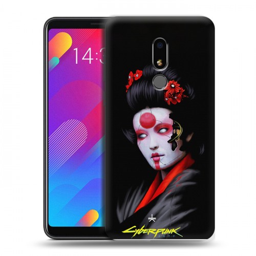 Дизайнерский пластиковый чехол для Meizu M8 Lite Cyberpunk 2077