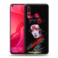 Дизайнерский пластиковый чехол для Huawei Nova 4 Cyberpunk 2077