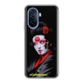 Дизайнерский силиконовый чехол для Huawei Nova Y70 Cyberpunk 2077