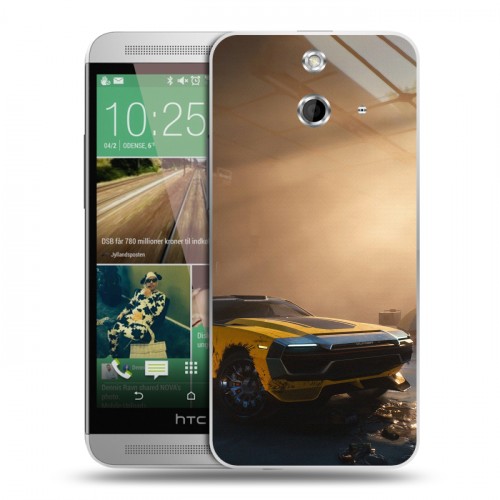 Дизайнерский пластиковый чехол для HTC One E8 Cyberpunk 2077