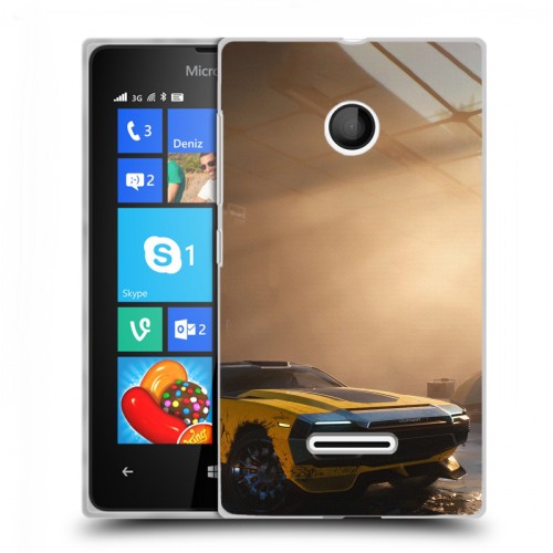 Дизайнерский пластиковый чехол для Microsoft Lumia 435 Cyberpunk 2077