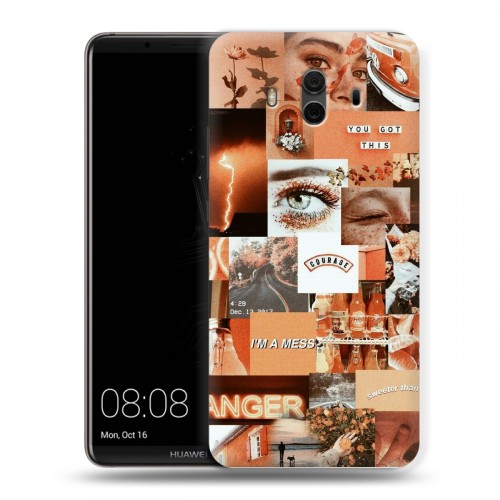 Дизайнерский пластиковый чехол для Huawei Mate 10 Коллаж