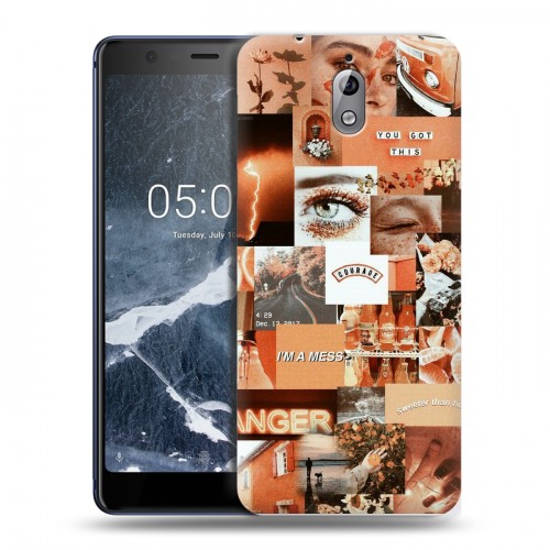 Дизайнерский силиконовый чехол для Nokia 3.1 Коллаж